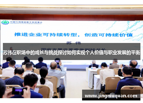 苏伟在职场中的成长与挑战探讨如何实现个人价值与职业发展的平衡